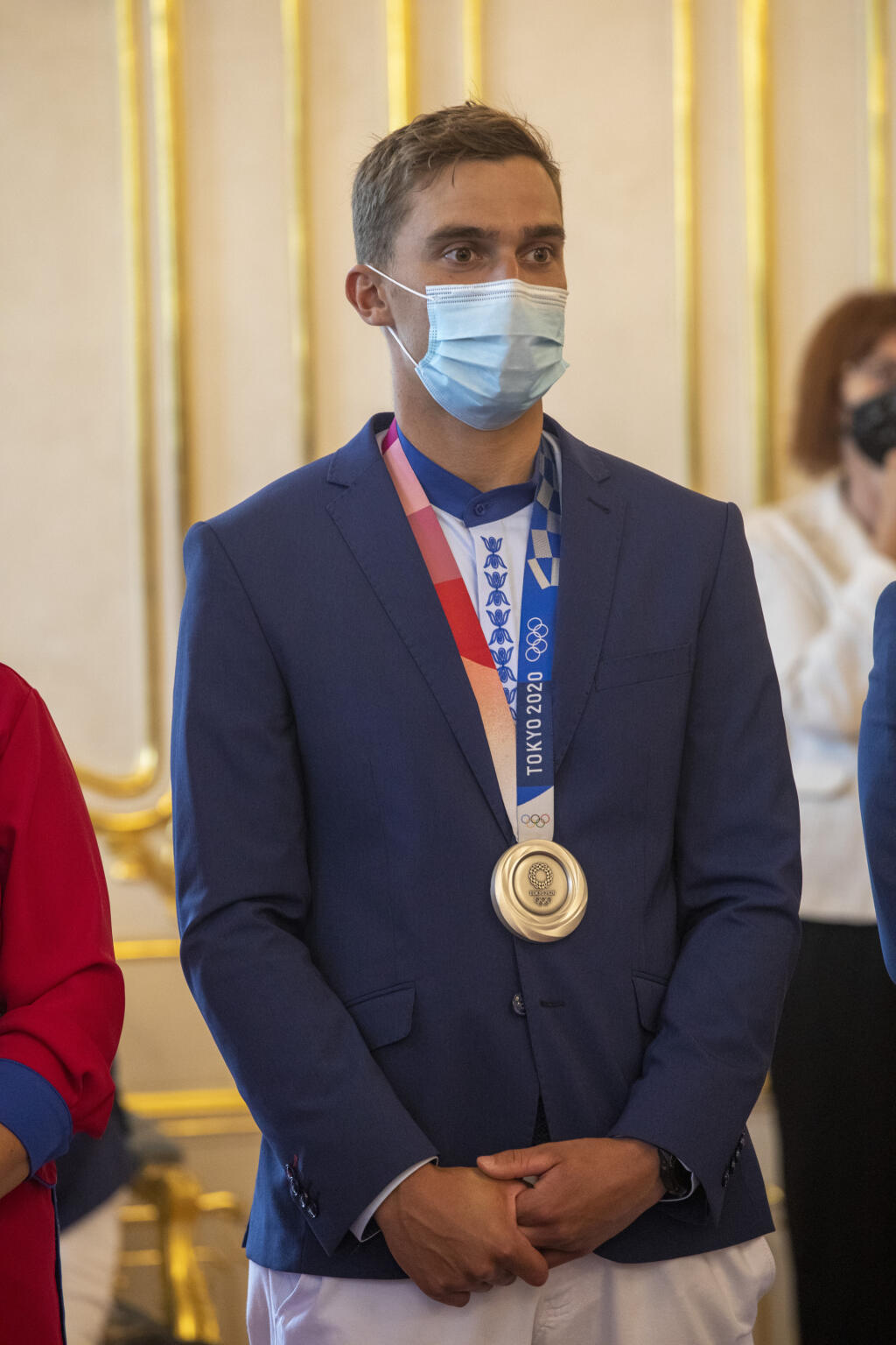 Jakub Grigar sa teší zo striebra.