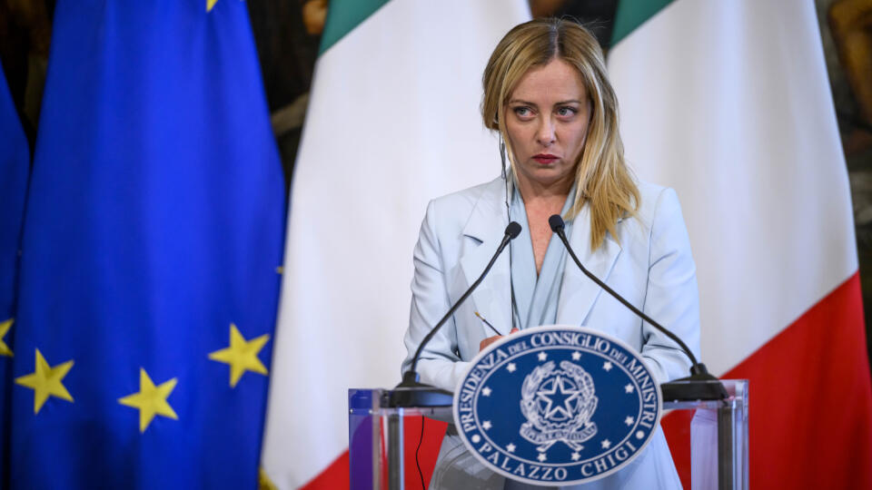 Italian PM Giorgia Meloni Hosts German Chancellor Olaf Scholz