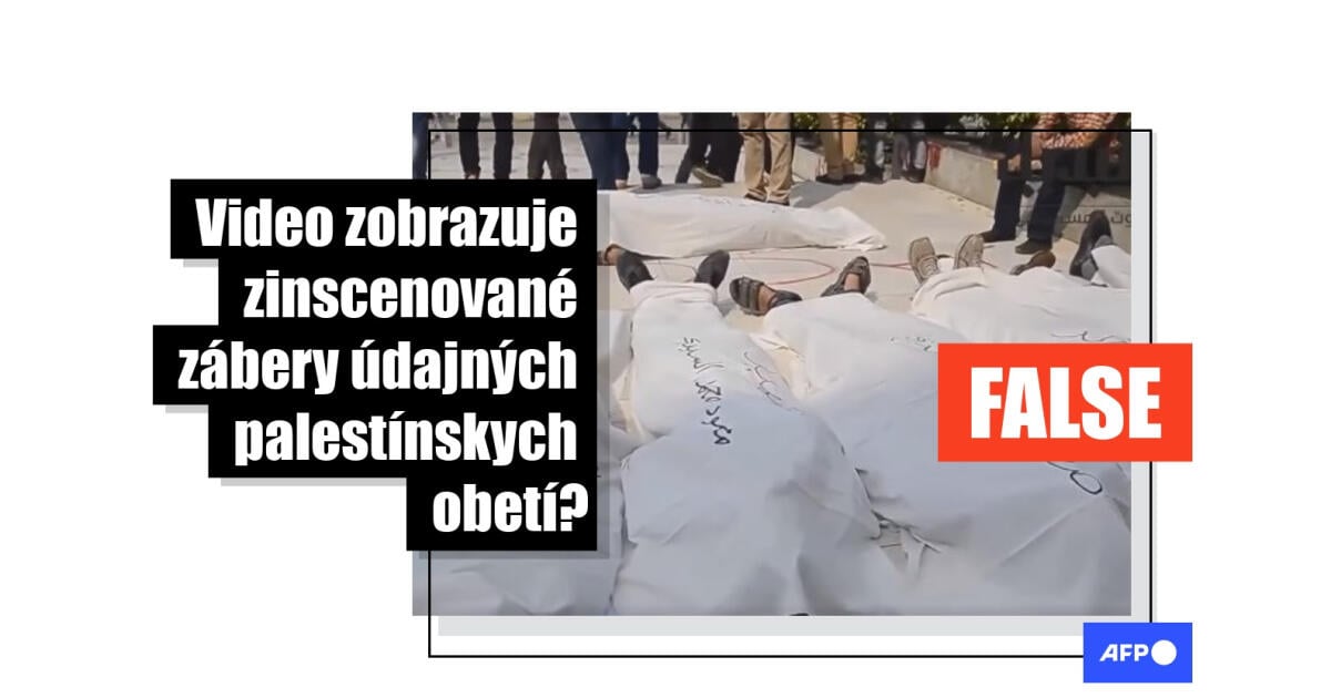 Canular viral sur Internet : prétendue mise en scène de cadavres à Gaza !