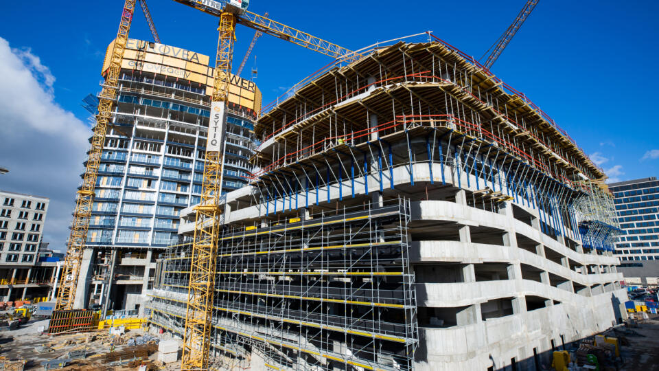 Rozostavaný projekt rozšírenia nákupného centra Eurovea pod názvom