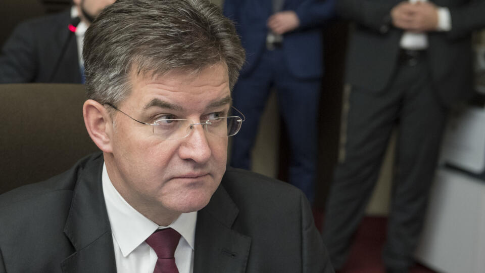Minister zahraničných vecí a európskych záležitostí Miroslav Lajčák počas 110. schôdze Bezpečnostnej rady SR.