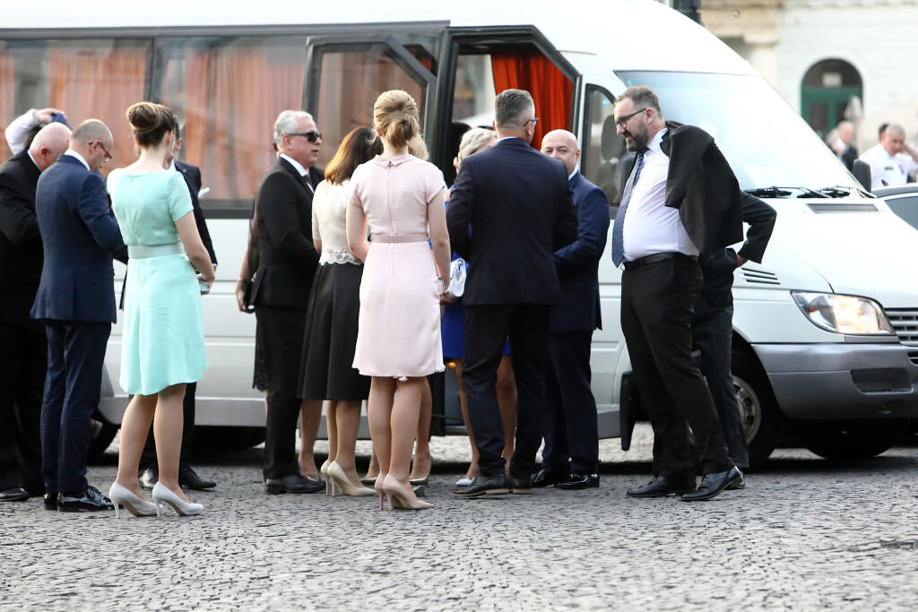 Na snímke príchody a recepcia po inaugurácii novej prezidentky SR Zuzany Čaputovej v Redute.