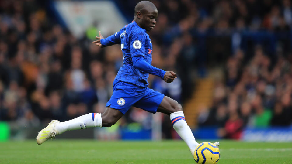 N'Golo Kante počas zápas FC Chelsea.