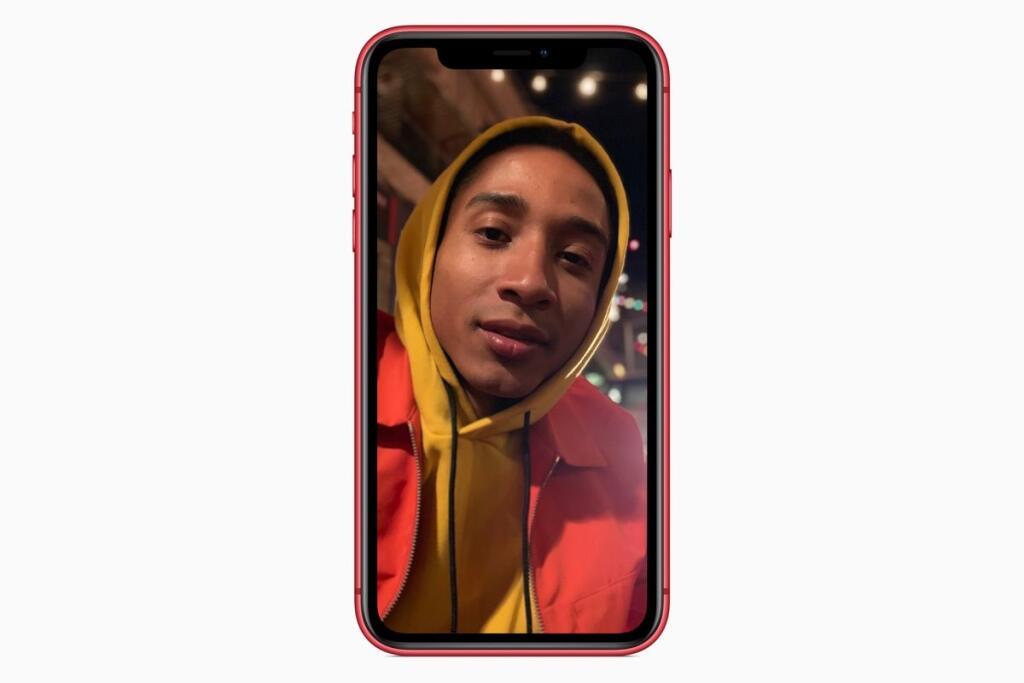 iPhone XR bokeh efekt