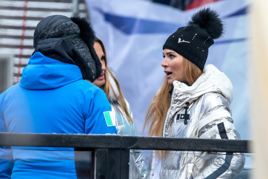 Takto dnes krásna modelka sledovala slalom žien v Špindlerovom Mlyne