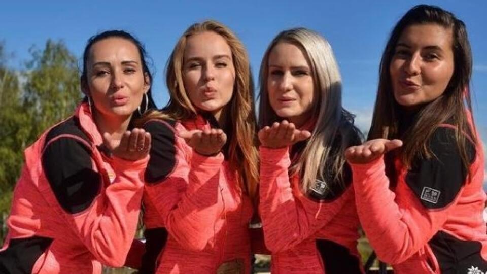 Anka, Xénia, Katka a Sára.
