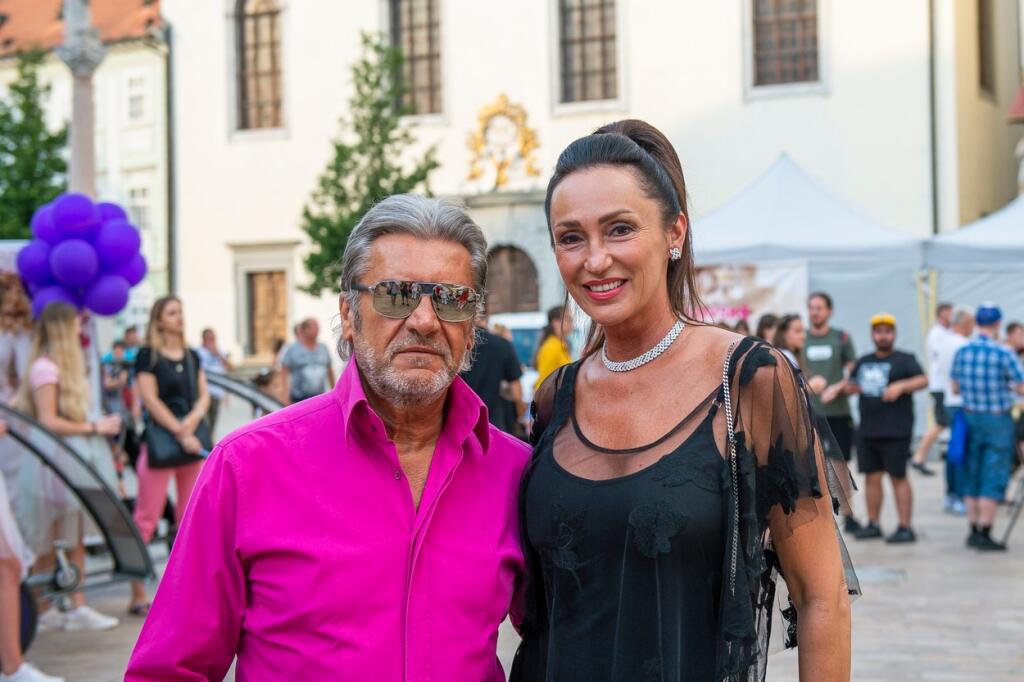 Speváčka Sisa Sklovská s manželom Jurajom Lelkesom.