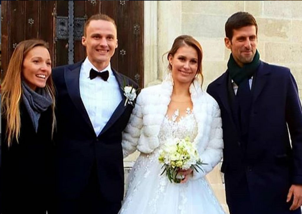 Minulý rok si v Bratislave v Dóme sv. Martina povedali svoje áno dcéra Mariána Vajdu (53) Nikola Vajdová (30) a tenista Jozef Kovalík (26).