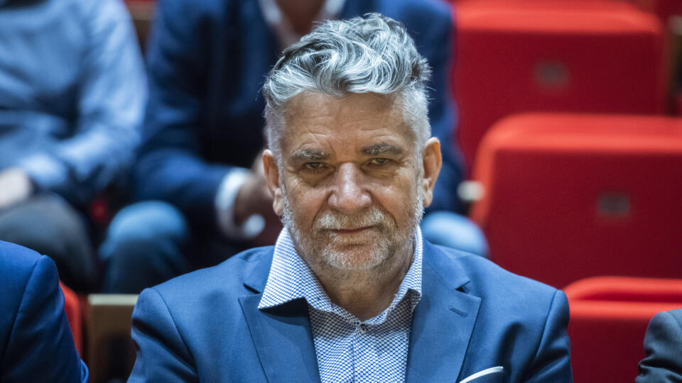 Na snímke kandidát Ľuboš Machaj počas verejného vypočutia kandidátov na generálneho riaditeľa RTVS na Výbore NR SR pre kultúru a médiá v Bratislave 13. júna 2022. FOTO TASR - Jaroslav Novák