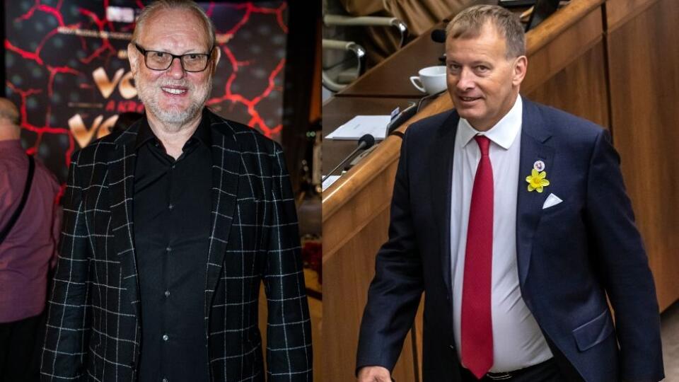 Vašo Patejdl a Boris Kollár - oboch nachytali takpovediac na hruškách.