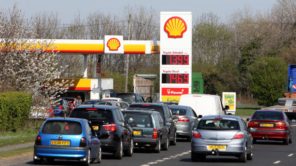 autá shell benzín predaj