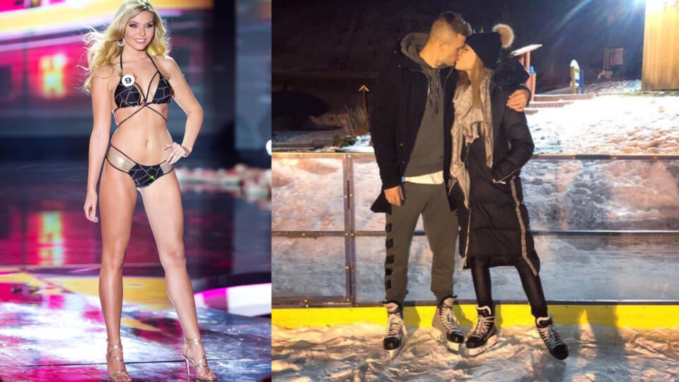 Útočník Slovana Jindřich Abdul zbalil víťazku Miss Universe Vanessu Bottánovú. Najlepší hráč extraligy sa môže pochváliť krásnou blondínkou.