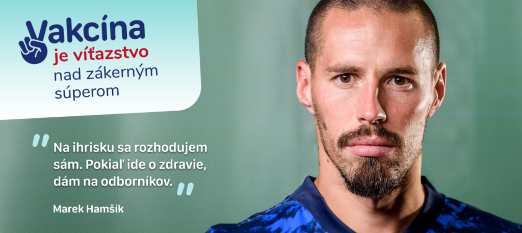 Očkovacia kampaň - Marek Hamšík