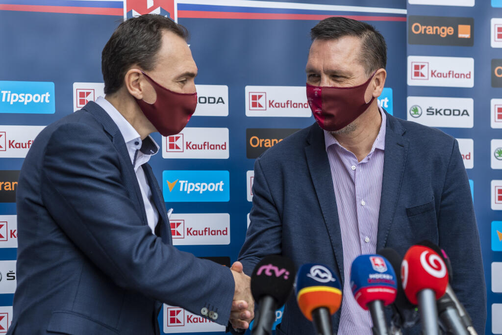 Miroslav Šatan a Oto Haščák.