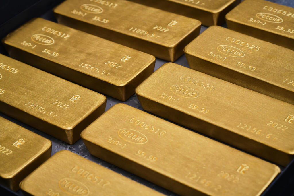 Gold production in Russia
