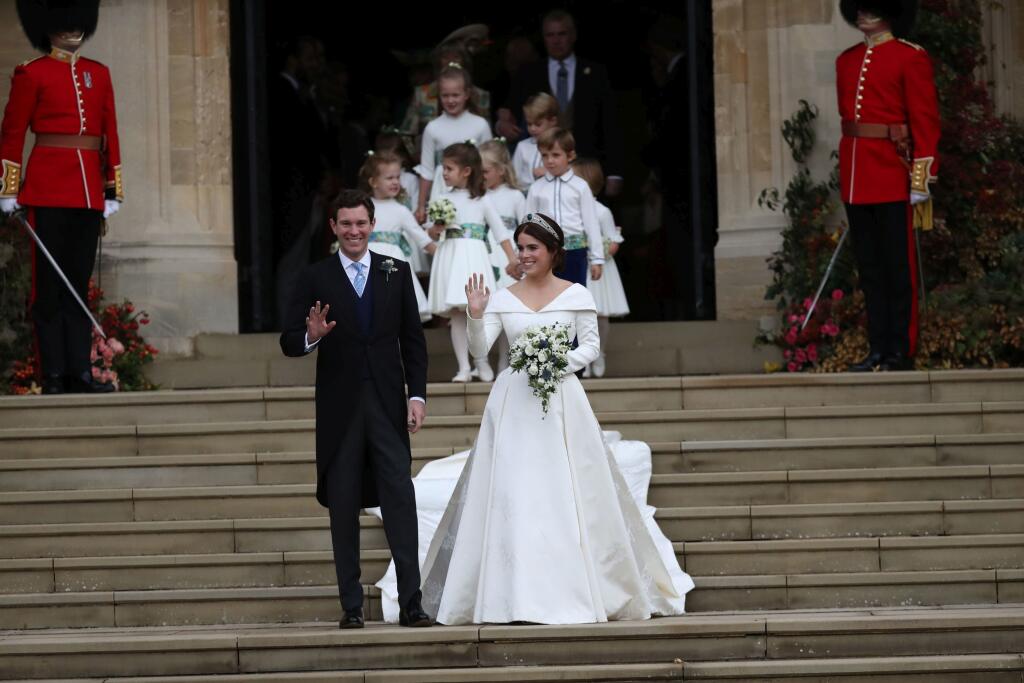 Svadba princeznej Eugenie a Jacka Brooksbanka.