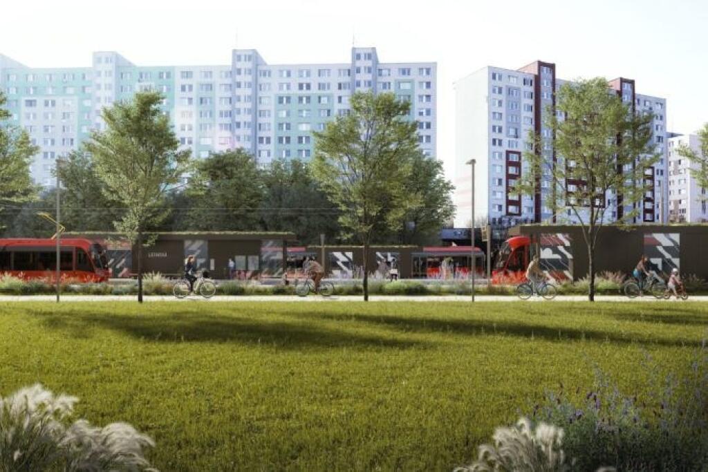 Električková trať v Petržalke by mala byť dokončená v roku 2025.