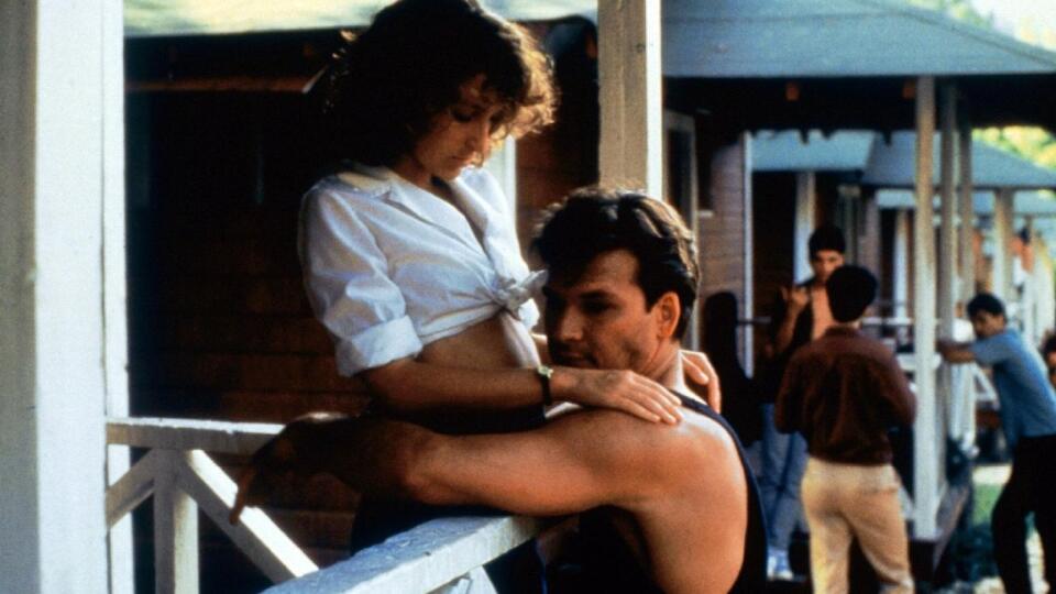 Jennifer Grey a Patrick Swayze vo filme Hriešny tanec.