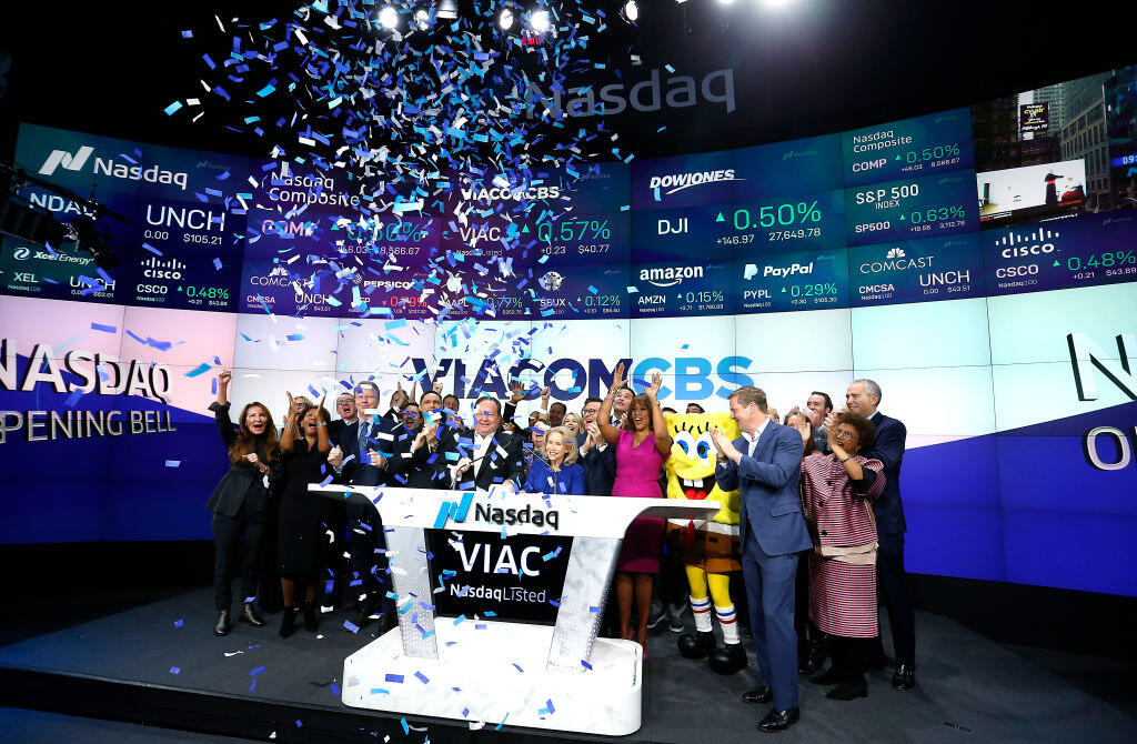 ViacomCBS Inc. Rings Nasdaq Opening Bell