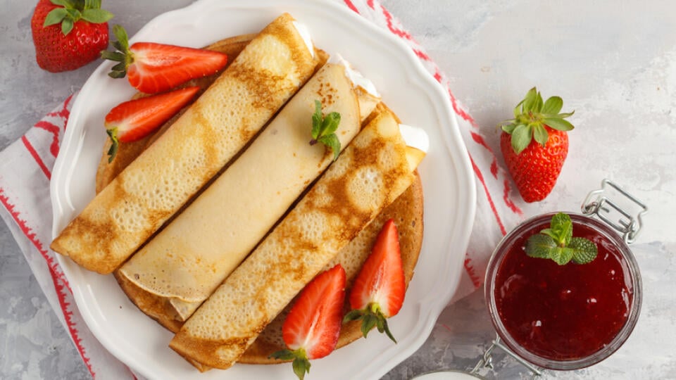 Recept na tvarohové palacinky.