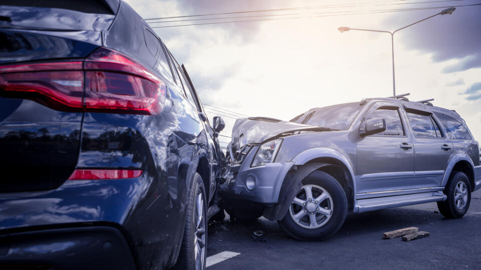 Car,Crash,Dangerous,Accident,On,The,Road.