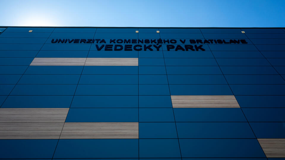 Na snímke Vedecký park Univerzity Komenského v Bratislave.