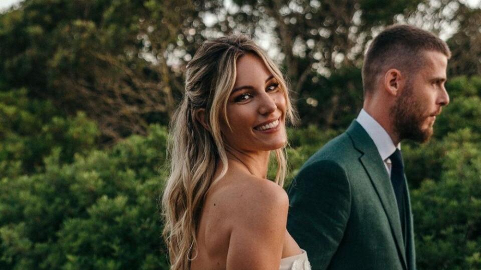 Krásny manželský párik David De Gea a Edurne Garcia.