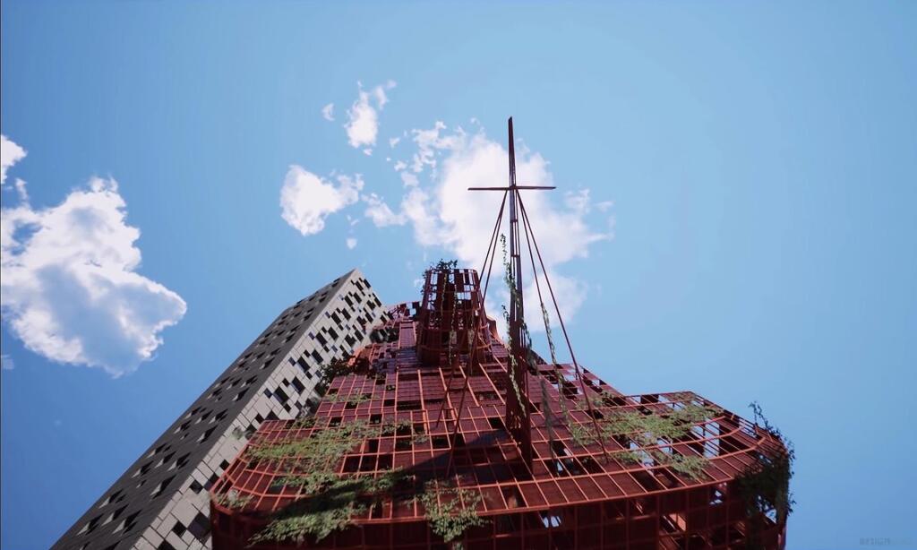 Vizualizácia projektu Top Tower, ktorý má byť najvyššou budovou Prahy