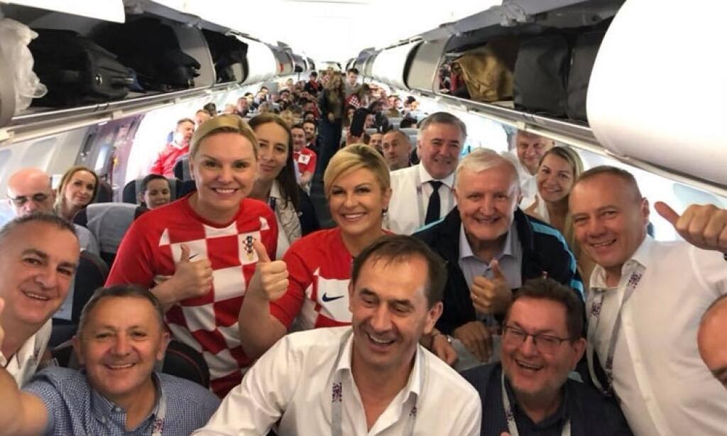 Prezidentka Chorvátska Kolinda Grabar-Kitarovičová fandila svojim krajanom na MS vo futbale.