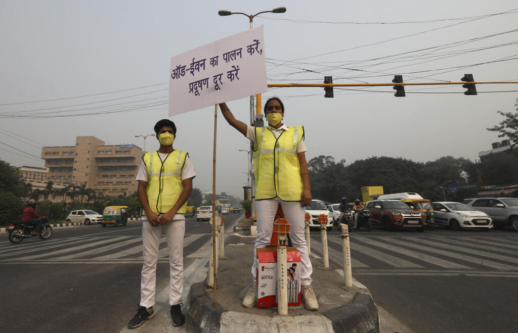 India Dillí smog automobily obmedzenie