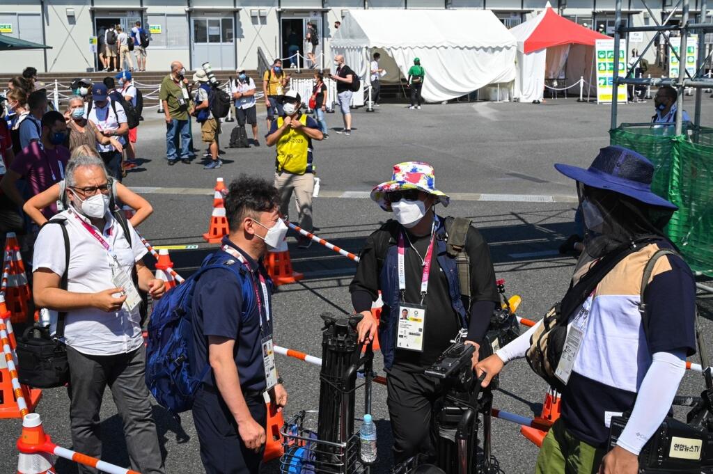 Novinári majú v dejisku olympiády sťažené podmienky.