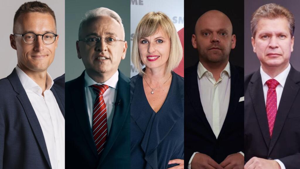 Zľava: Michal Kovačič, Miroslav Frindt, Jana Krescanko Dibáková, Richard Dírer a Peter Bielik.