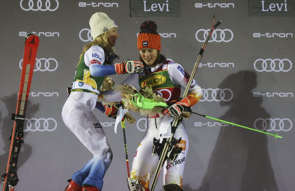 Petra Vlhová vyhrala slalom v Levi.