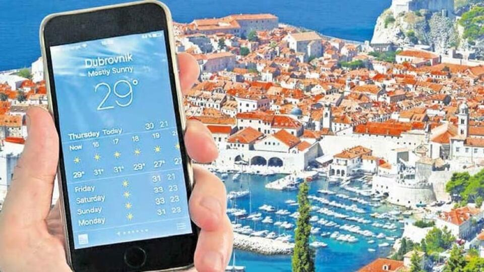 Ak nechcete, aby vás na dovolenke počasie zaskočilo, stiahnite si aplikáciu.