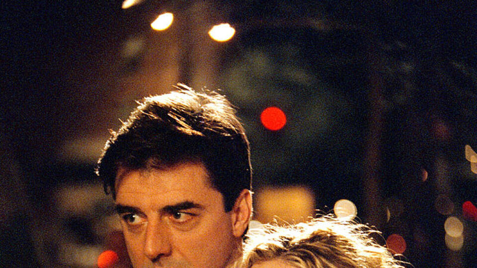 Herec Chris Noth a herečka Sarah Jessica Parker v Sexe v meste