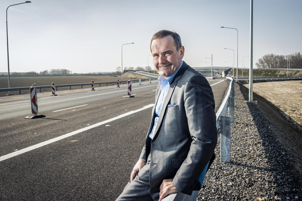 Na snímke Pavol Kováčik, prezident Zväzu stavebných podnikateľov Slovenska.