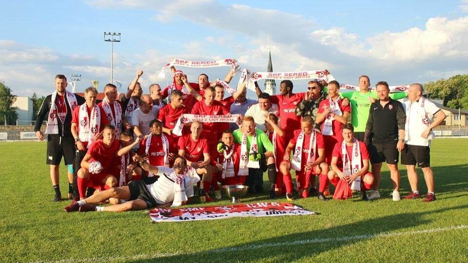 Futbalisti ŠKF Sereď dosiahli postupom do Fortuna ligy historický úspech.