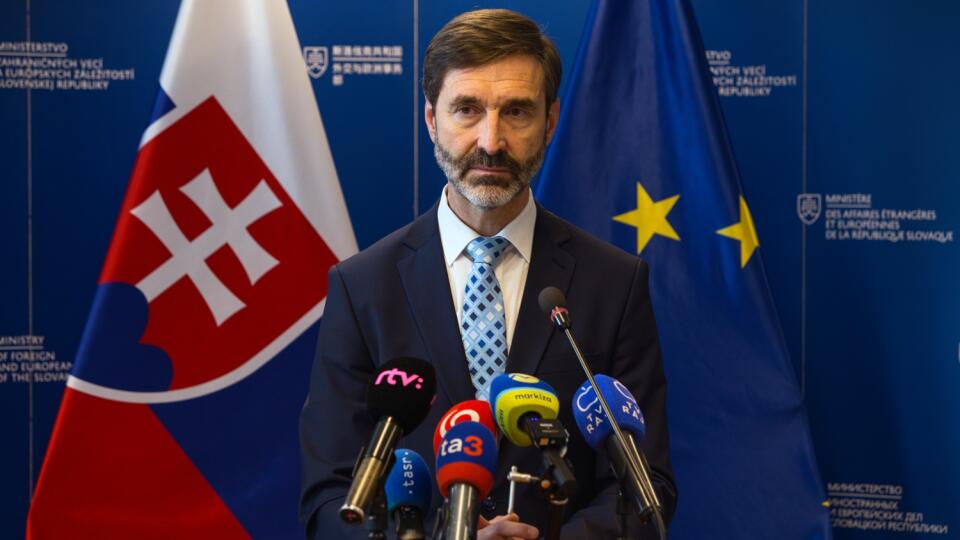 Na snímke minister zahraničných vecí a európskych záležitostí Slovenskej republiky Juraj Blanár