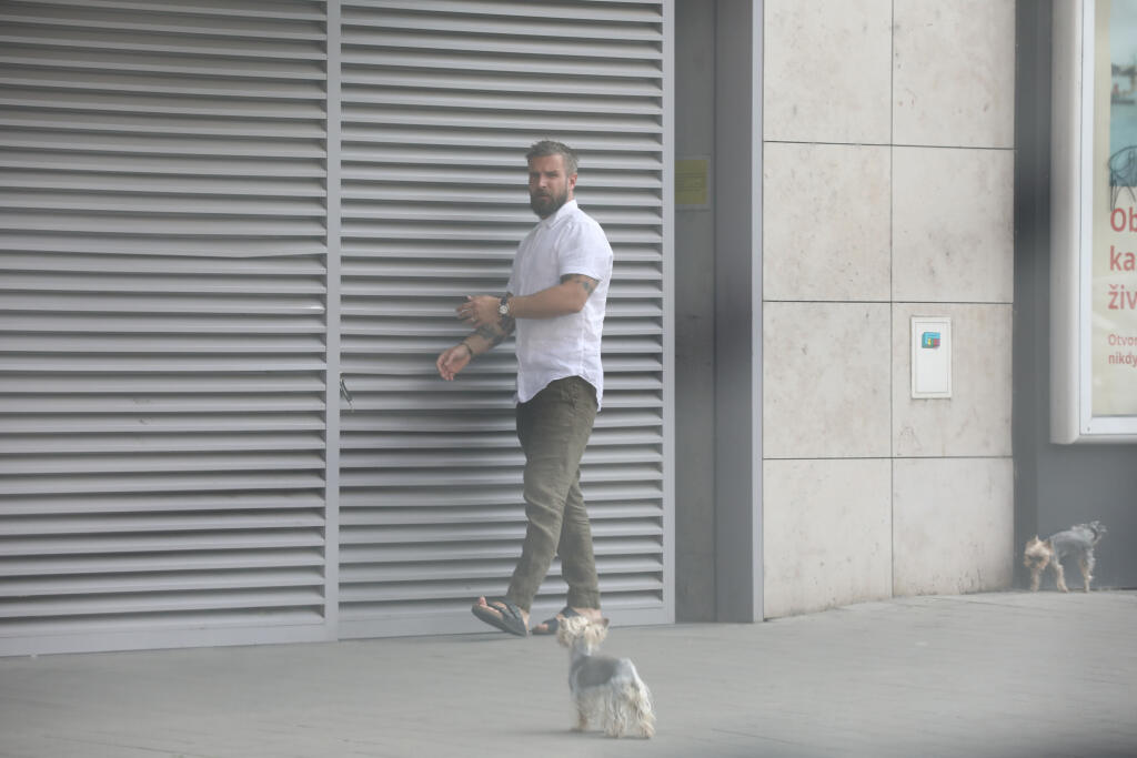Toto sú posledné zábery Michala Navaru pred tým, ako sa pobrali do pôrodnice.