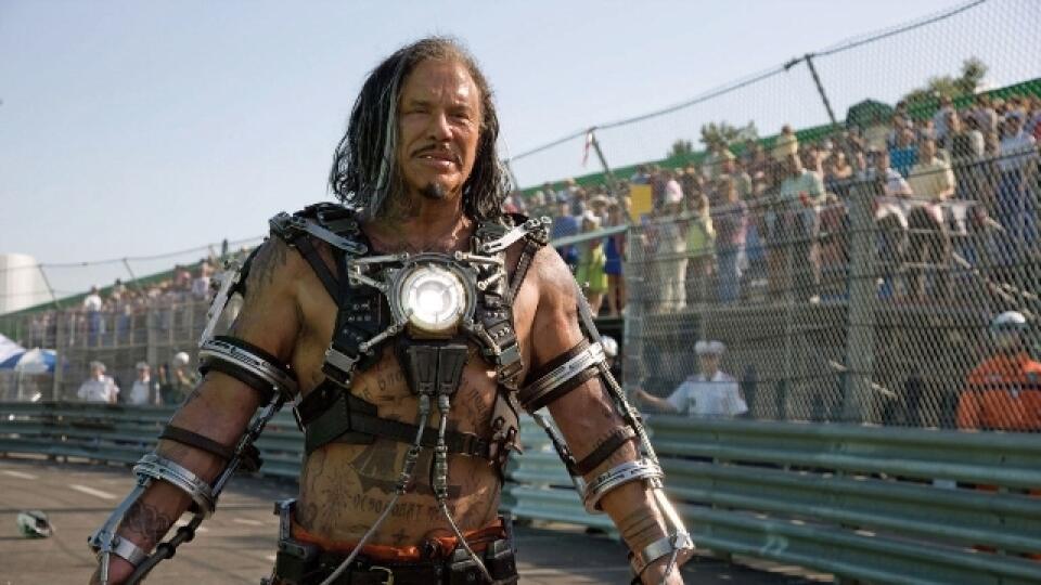 MICKEY
ROURKE: Hrá
úhlavného
nepriateľa
druhého
Iron
Mana.