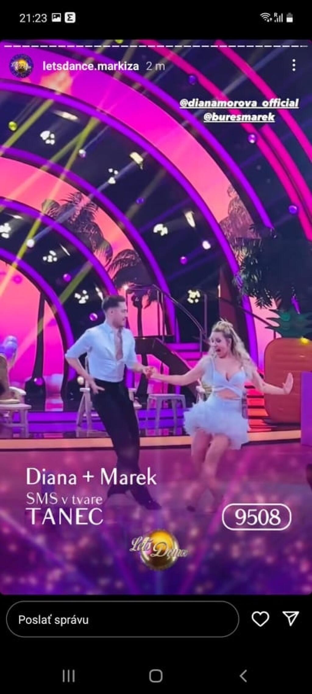 Diana ukázala výstrih