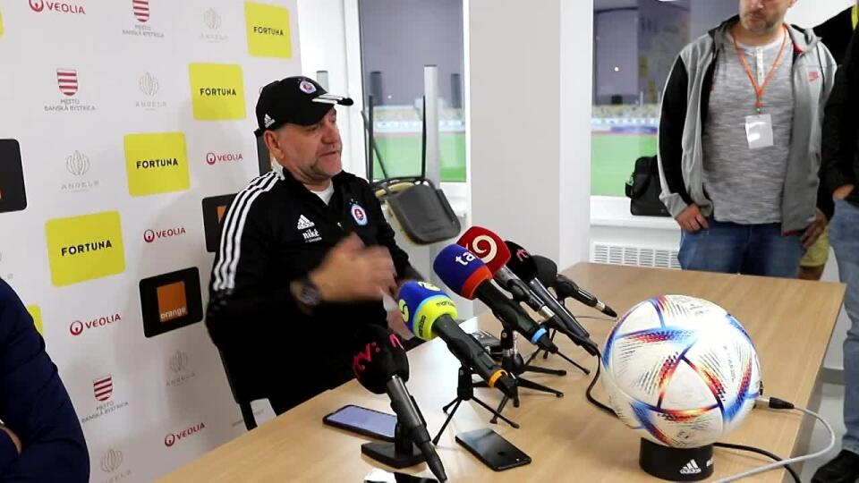 Vladimír Weiss hodnotí zápas Slovana Bratislava proti Banskej Bystrici (video: TASR)