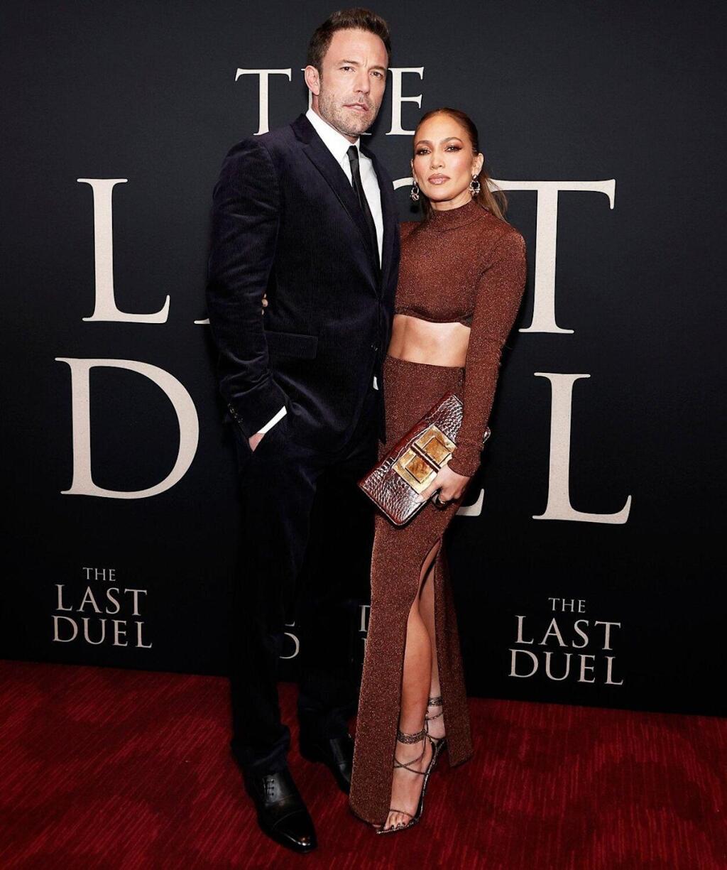 S Benom Affleckom na premiére jeho nového filmu The Last Duel