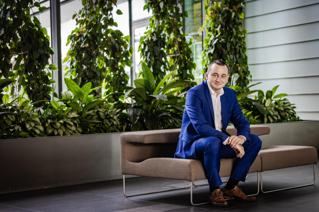 Na snímke Martin Kultán, generálny riaditeľ a predseda predstavenstva poisťovne Dôvera.