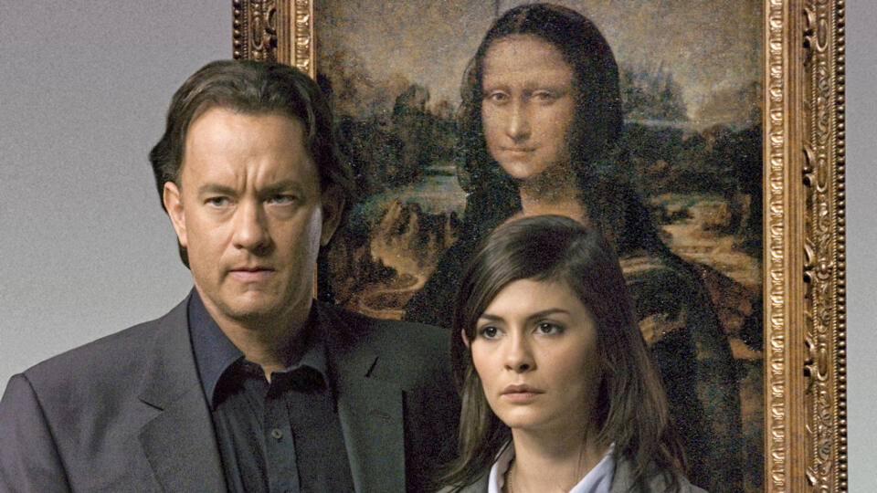Tom Hanks vo filme Da Vinciho kód.