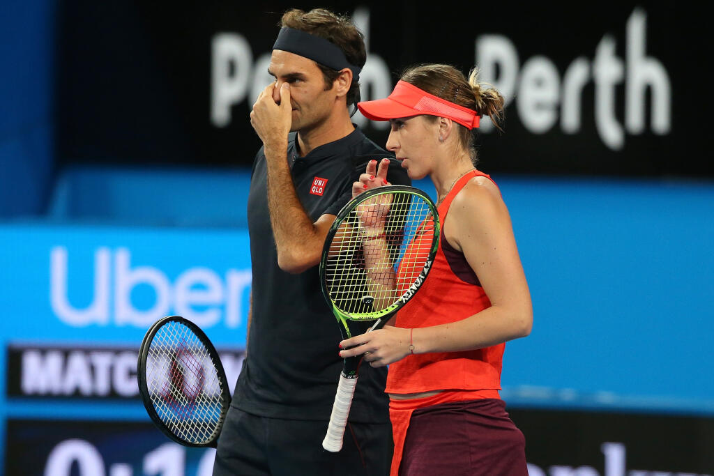Benčičová a Federer sa na Hopman Cupe.