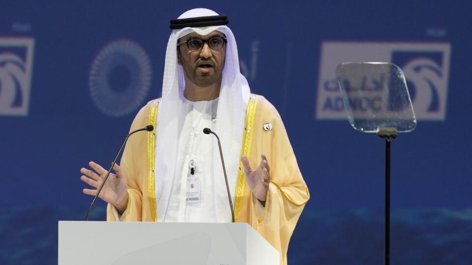 Generálny riaditeľ štátnej ropnej spoločnosti v Spojených arabských emirátoch (SAE) Sultán Ahmad al-Džábir.