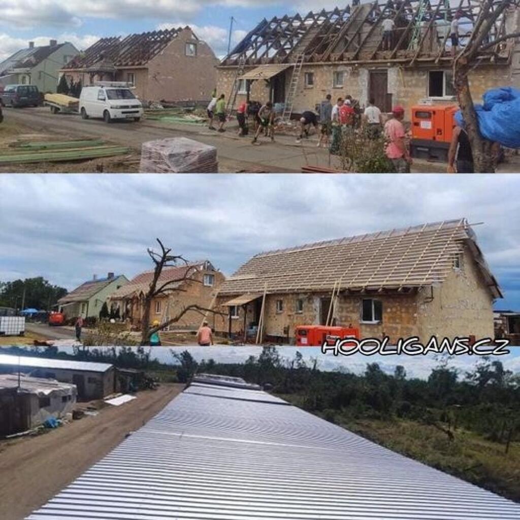 Desiatky rodín skončilo bez strechy nad hlavou a to nenechalo chladným chuligánov Brna.