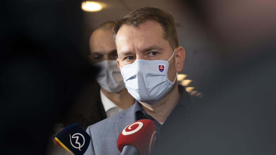 Igor Matovič príchod na zasadnutie Ústredného krízového štábu