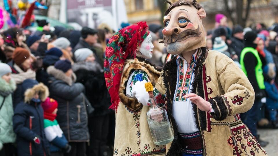 Krasnoilsk,,Ukraine,-,January,14,,2020:,Ancient,Pagan,Ritual,Of